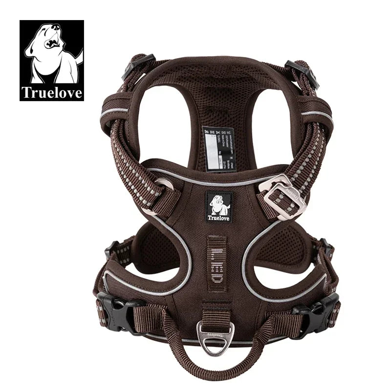 Truelove Camouflage Reflective Dog Harness – No-Pull, Adjustable, Breathable