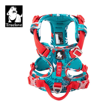 Truelove Camouflage Reflective Dog Harness – No-Pull, Adjustable, Breathable