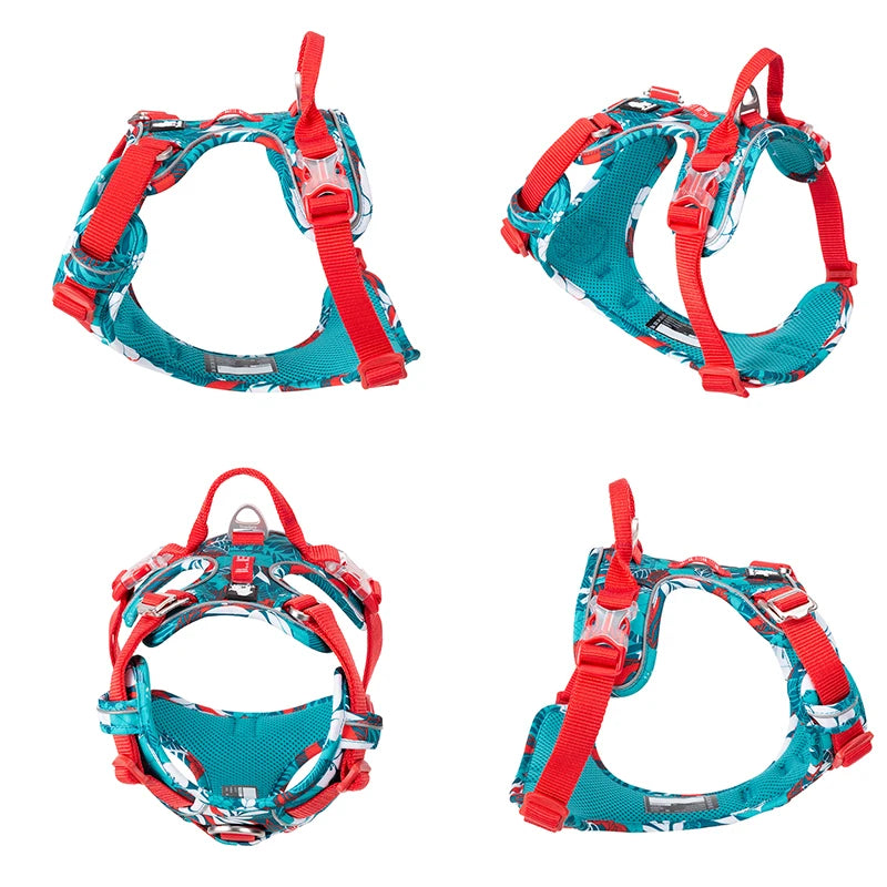 Truelove Camouflage Reflective Dog Harness – No-Pull, Adjustable, Breathable