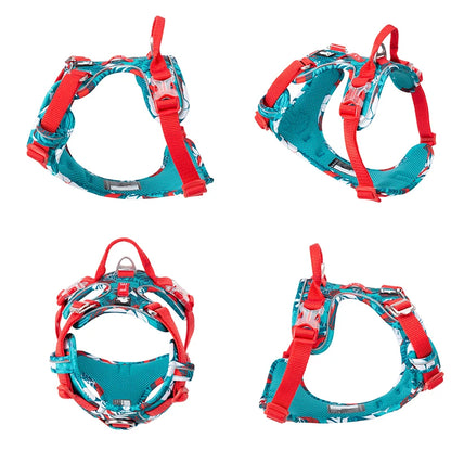 Truelove Camouflage Reflective Dog Harness – No-Pull, Adjustable, Breathable