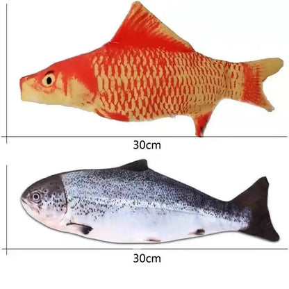 Realistic Floppy Fish Cat Toy – USB Rechargeable Interactive Cat Toy