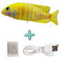 Realistic Floppy Fish Cat Toy – USB Rechargeable Interactive Cat Toy