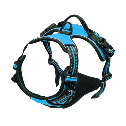No Pull Dog Harness – Reflective Front-Clip Vest with Easy Control Handle