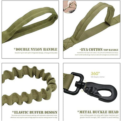 Durable Tactical Dog Collar & Leash Set – For Medium & Large Dogs
