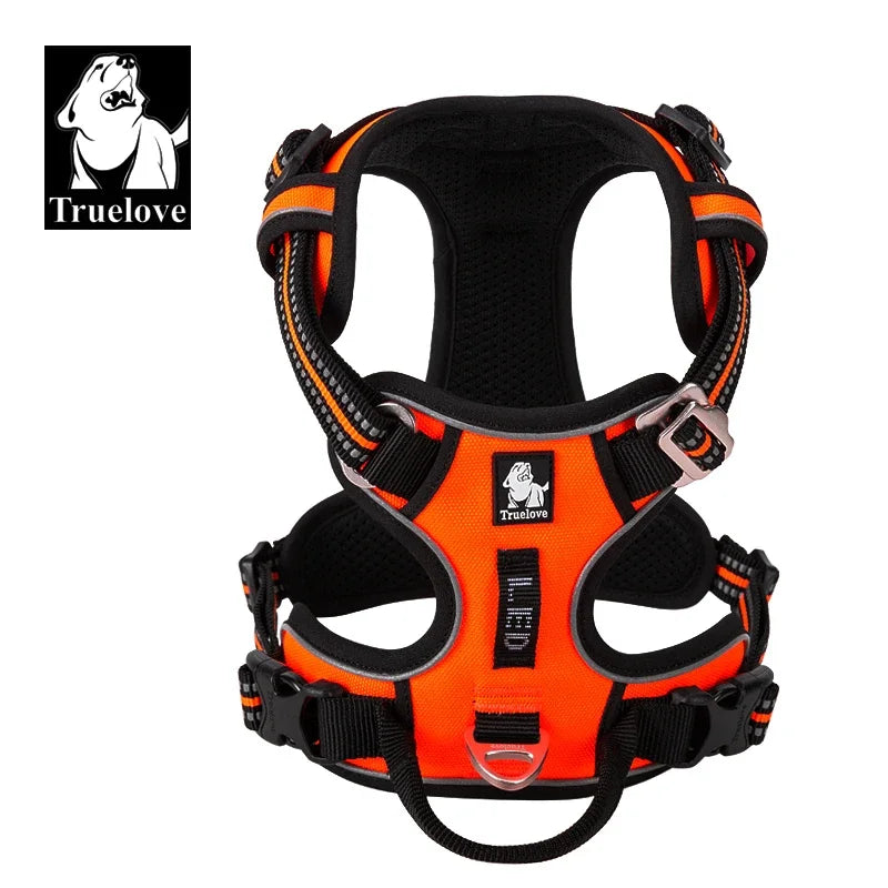 Truelove Camouflage Reflective Dog Harness – No-Pull, Adjustable, Breathable