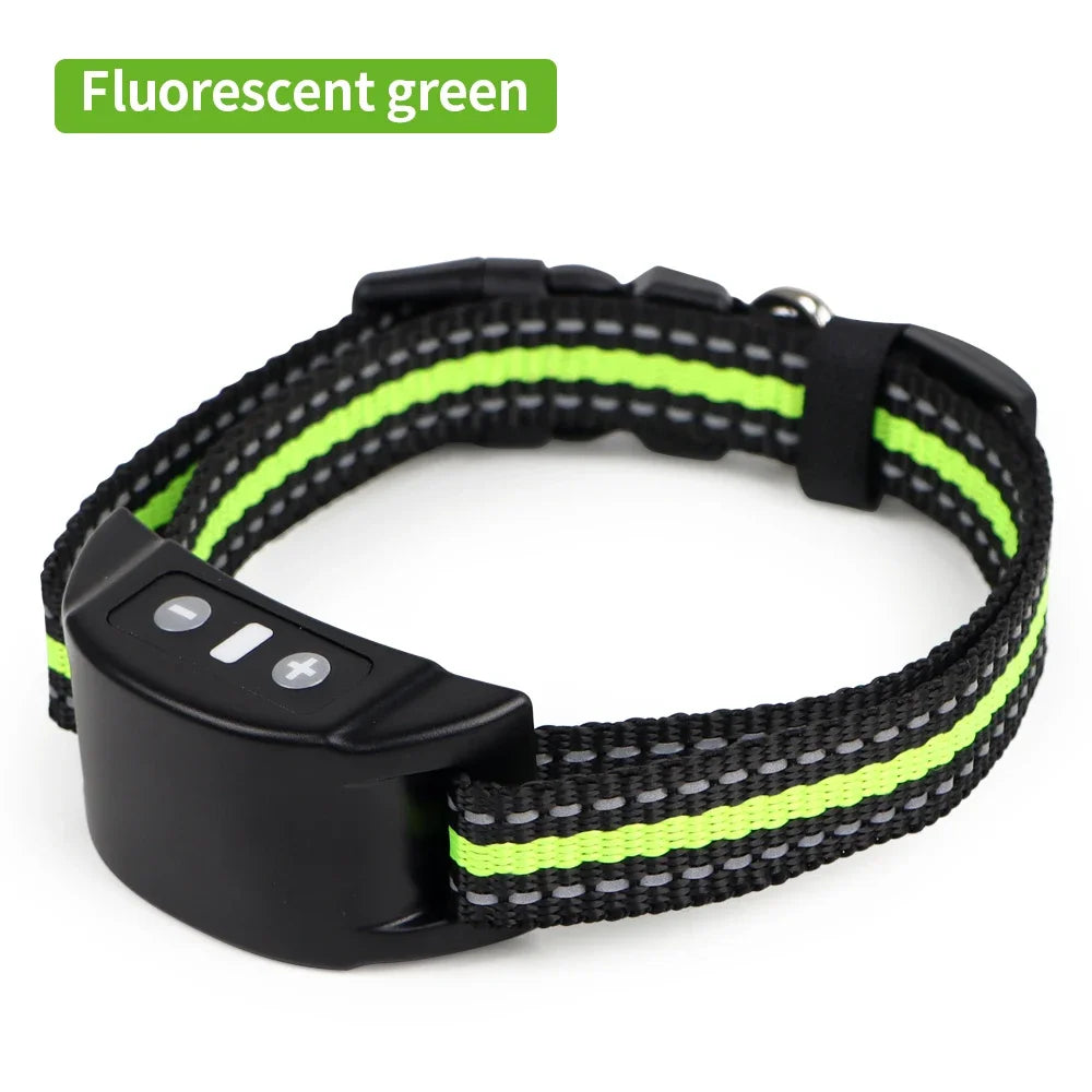 Dog Auto Anti-Bark Collar – USB Rechargeable Training Device (Safe Static Shock & Sound)