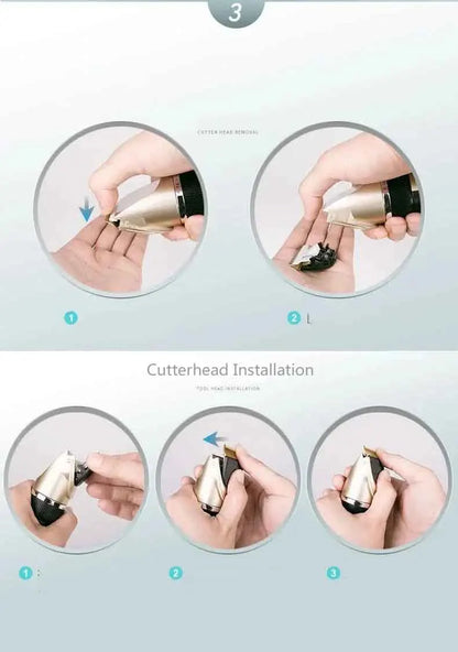 Cordless Pet Hair Clippers – Quiet, Precise Grooming for Dogs, Cats, and Rabbits