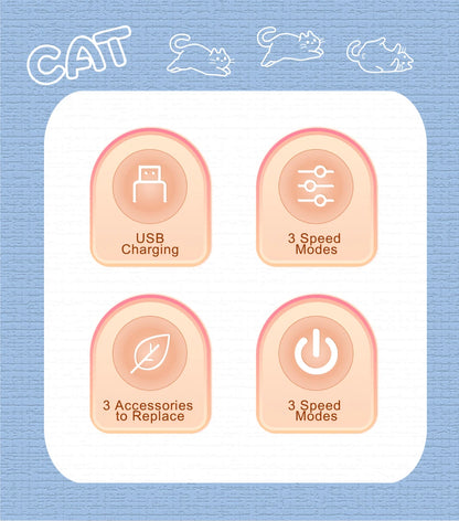 4-in-1 Smart Cat Toy Set – Automatic Feather, Laser, Ball & Wand Interactive Toy