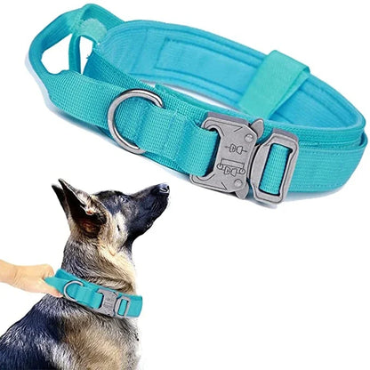 Durable Tactical Dog Collar & Leash Set – For Medium & Large Dogs
