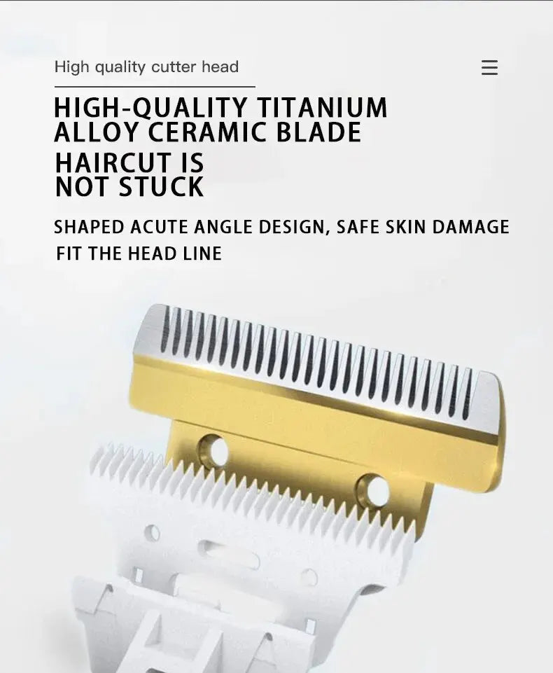 Cordless Pet Hair Clippers – Quiet, Precise Grooming for Dogs, Cats, and Rabbits