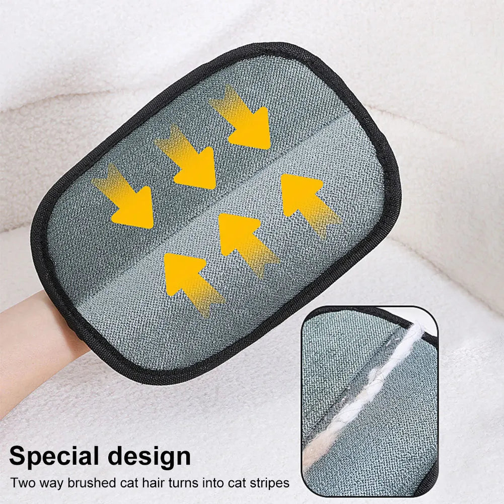 Pet Hair Remover Glove – Deshedding Mitt for Cats, Dogs, and Rabbits with All Hair Types