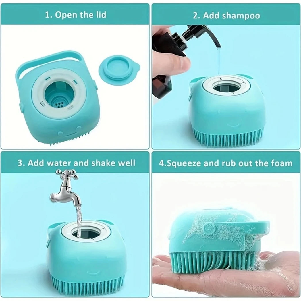 7 Pack Pet Grooming Kit – Dog Comb, Flea Comb, Shampoo Brush, Nail Clippers & Toothbrush Set