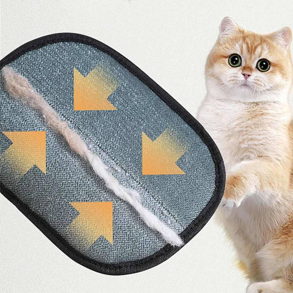 Pet Hair Remover Glove – Deshedding Mitt for Cats, Dogs, and Rabbits with All Hair Types