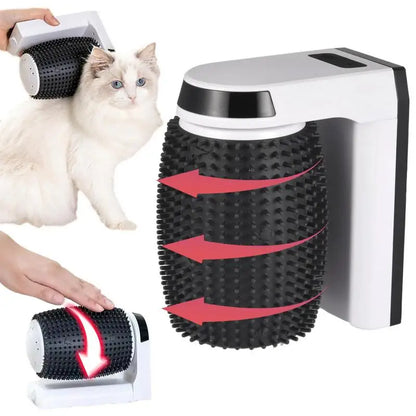 Automatic Cat Self Groomer Cat Self Groomer Brush Softer Cat Corner Scratcher With Catnip Kitten Brush Face Grooming For Kitten