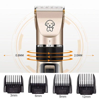 Cordless Pet Hair Clippers – Quiet, Precise Grooming for Dogs, Cats, and Rabbits
