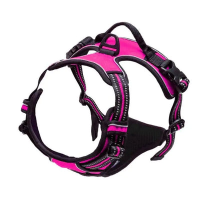 No Pull Dog Harness – Reflective Front-Clip Vest with Easy Control Handle