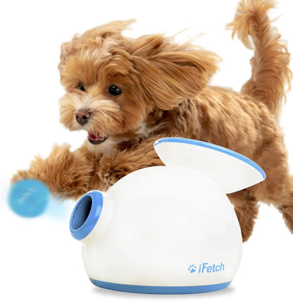 Automatic Dog Ball Launcher – Indoor/Outdoor Tennis Ball Thrower for Medium & Large Dogs