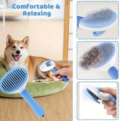 7 Pack Pet Grooming Kit – Dog Comb, Flea Comb, Shampoo Brush, Nail Clippers & Toothbrush Set