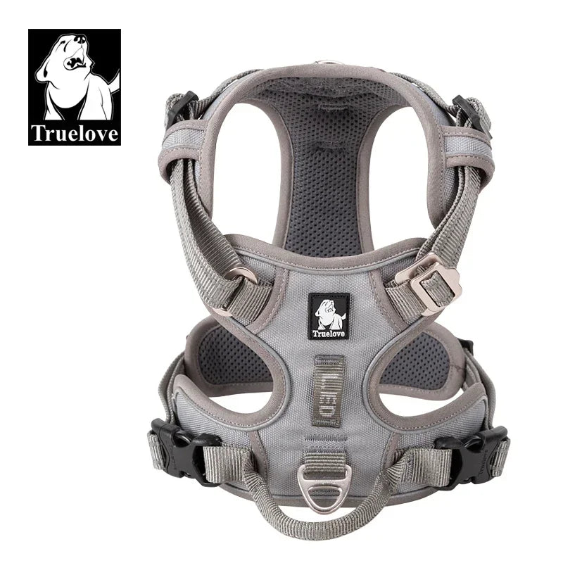Truelove Camouflage Reflective Dog Harness – No-Pull, Adjustable, Breathable