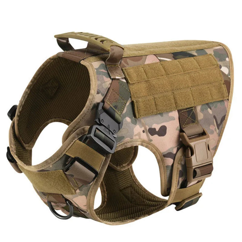Tactical Dog Harness, Leash & Collar Set – For German Shepherd, Malinois & Large Breeds