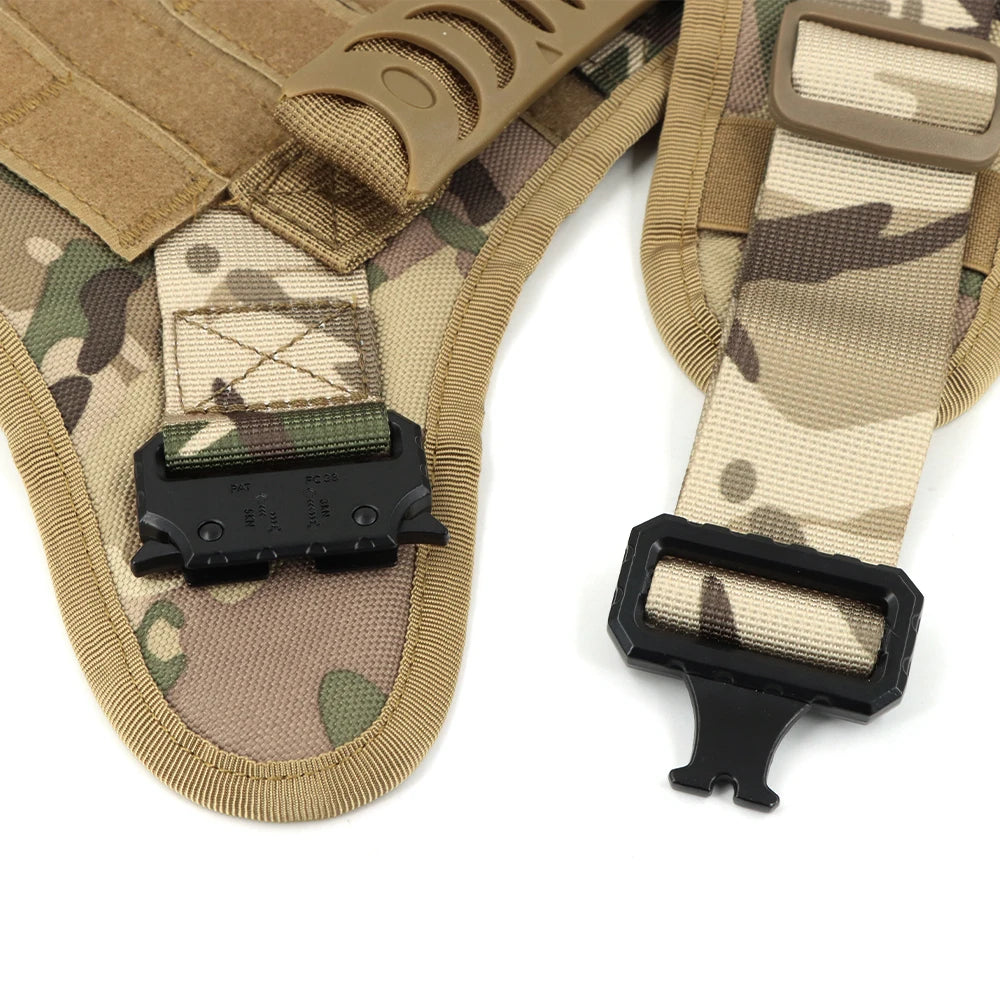 Tactical Dog Harness, Leash & Collar Set – For German Shepherd, Malinois & Large Breeds