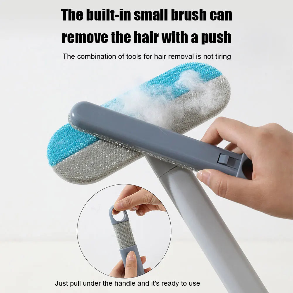 Pet Hair Remover Brush – 3-in-1 Multi-Surface Fur Cleaner for Carpets, Clothes, and Furniture
