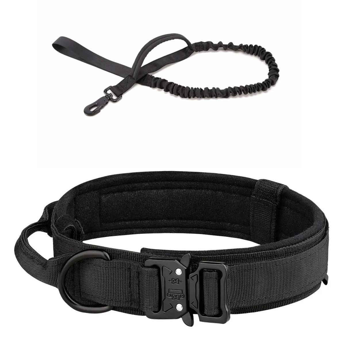 Durable Tactical Dog Collar & Leash Set – For Medium & Large Dogs