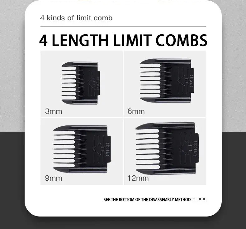 Cordless Pet Hair Clippers – Quiet, Precise Grooming for Dogs, Cats, and Rabbits