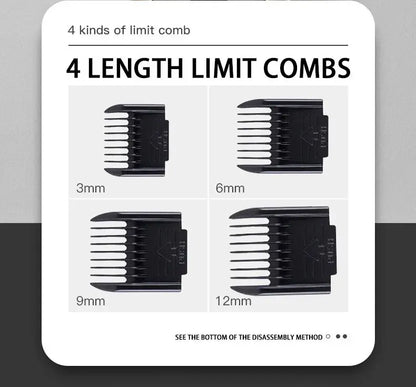 Cordless Pet Hair Clippers – Quiet, Precise Grooming for Dogs, Cats, and Rabbits