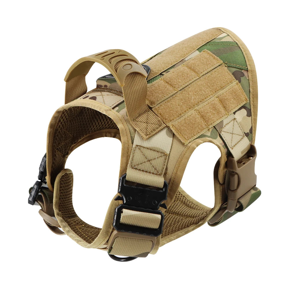 Tactical Dog Harness, Leash & Collar Set – For German Shepherd, Malinois & Large Breeds
