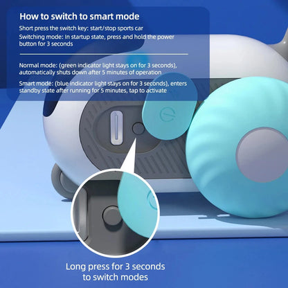 Smart Cat Toy Car – Automatic Moving & Remote-Controlled Interactive Toy for Cats