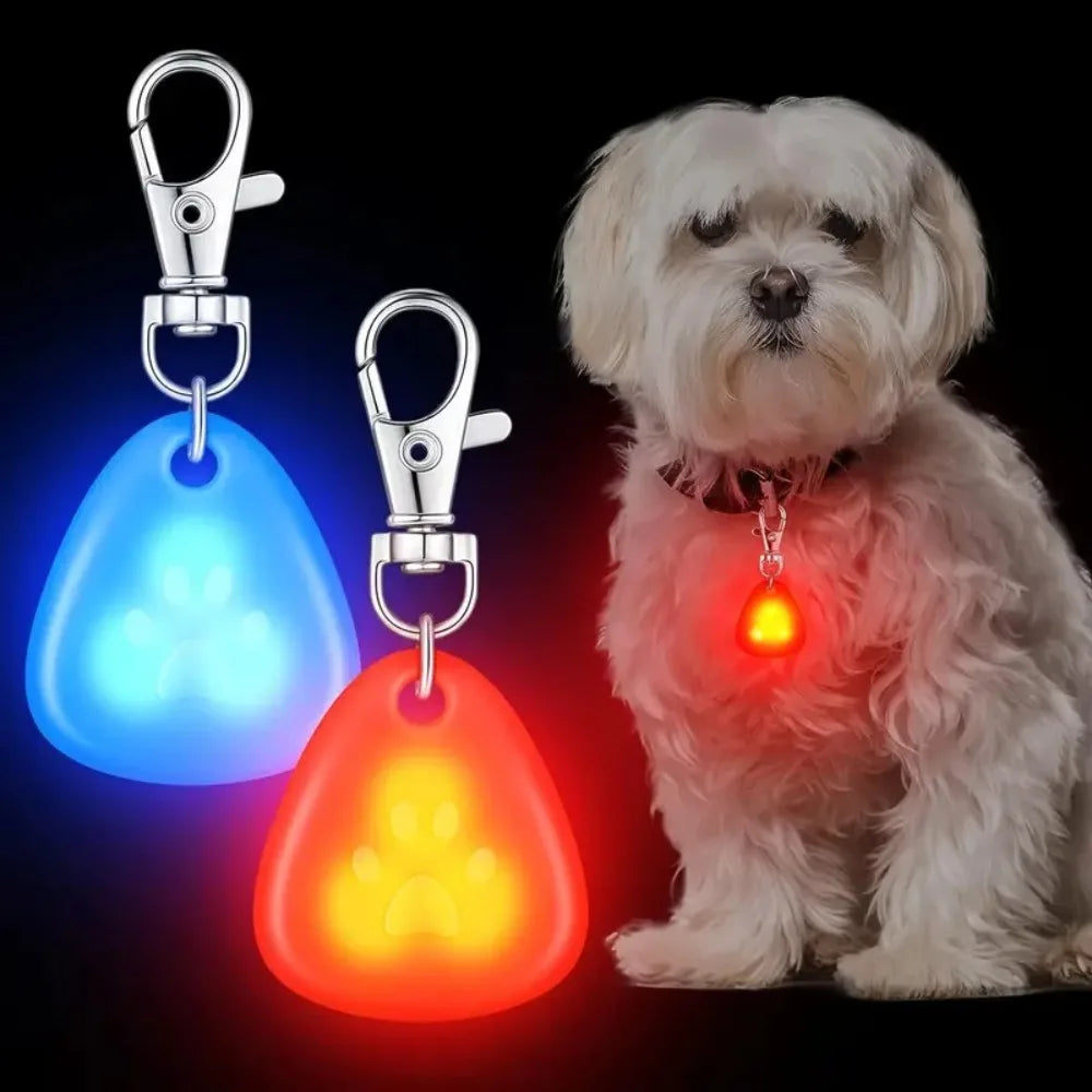 LED Pet Pendant Collar – Waterproof Dog Light Tag for Night Safety