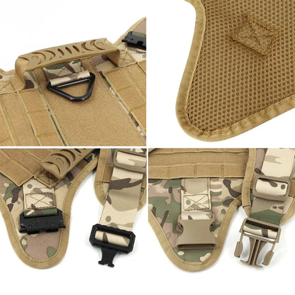Tactical Dog Harness, Leash & Collar Set – For German Shepherd, Malinois & Large Breeds