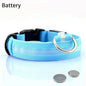 Pet Dog LED Glowing Collar – USB Rechargeable Night Light, Luminous Flashing Necklace, Anti-Lost Outdoor Walking Safety Accessory
