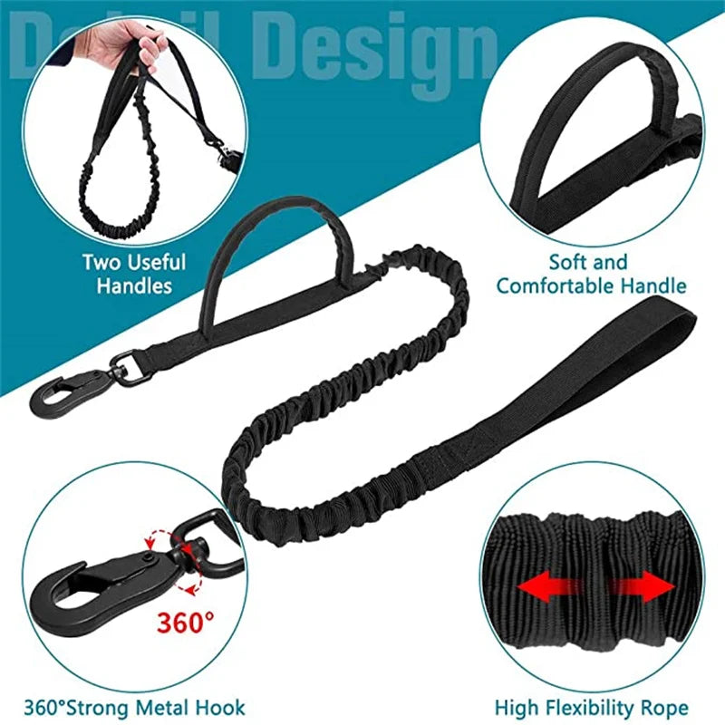 Durable Tactical Dog Collar & Leash Set – For Medium & Large Dogs