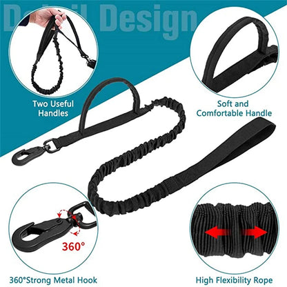 Durable Tactical Dog Collar & Leash Set – For Medium & Large Dogs