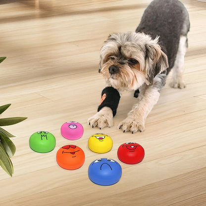 6-Pack Smile Face Squeaky Dog Balls – Soft Latex Interactive Toys for Small & Medium Dogs