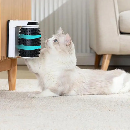 Automatic Cat Self Groomer Cat Self Groomer Brush Softer Cat Corner Scratcher With Catnip Kitten Brush Face Grooming For Kitten