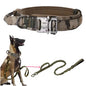 Durable Tactical Dog Collar & Leash Set – For Medium & Large Dogs