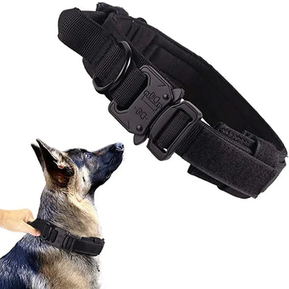 Durable Tactical Dog Collar & Leash Set – For Medium & Large Dogs