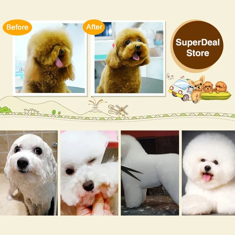 Cordless Pet Hair Clippers – Quiet, Precise Grooming for Dogs, Cats, and Rabbits