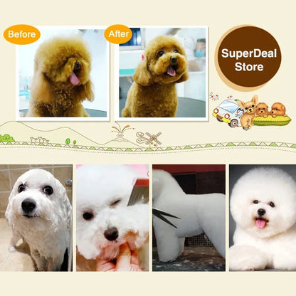 Cordless Pet Hair Clippers – Quiet, Precise Grooming for Dogs, Cats, and Rabbits