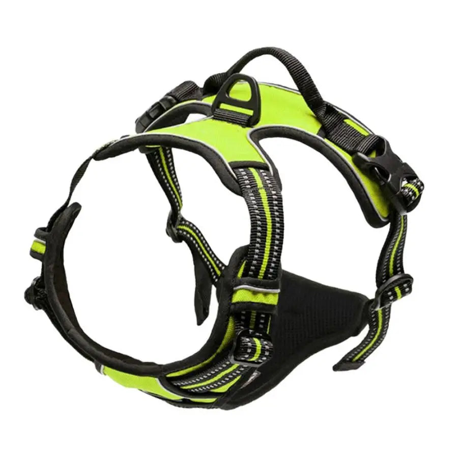 No Pull Dog Harness – Reflective Front-Clip Vest with Easy Control Handle