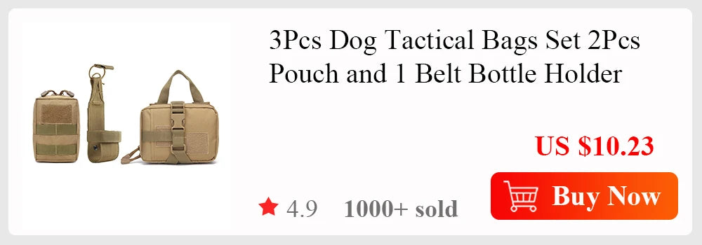 Tactical Dog Harness, Leash & Collar Set – For German Shepherd, Malinois & Large Breeds