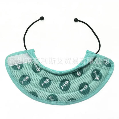 Adjustable Cat Cone Collar – Soft, Breathable, Anti-Bite Protective Recovery Neck Ring for Cats & Small Dogs