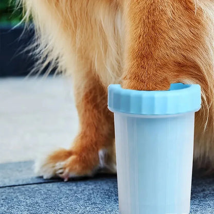 Portable Pet Paw Cleaner Cup - Reusable Dog & Cat Foot Washer for Mud & Dirt, Outdoor & Indoor Use