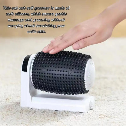 Automatic Cat Self Groomer Cat Self Groomer Brush Softer Cat Corner Scratcher With Catnip Kitten Brush Face Grooming For Kitten