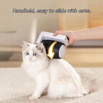 Automatic Cat Self Groomer Cat Self Groomer Brush Softer Cat Corner Scratcher With Catnip Kitten Brush Face Grooming For Kitten