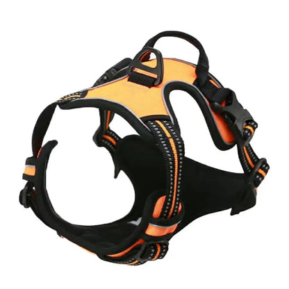 No Pull Dog Harness – Reflective Front-Clip Vest with Easy Control Handle