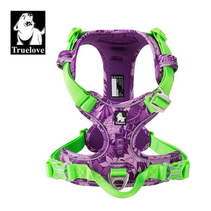 Truelove Camouflage Reflective Dog Harness – No-Pull, Adjustable, Breathable